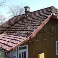 Drewniany dom na działce 25a - Postołów