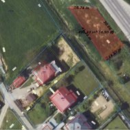 Działka 5a ze zjazdem z drgi wojewódzkiej