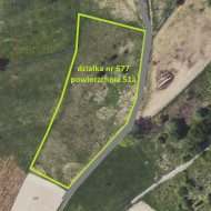 4 działki rolne o łącznej powierzchni 1,36ha