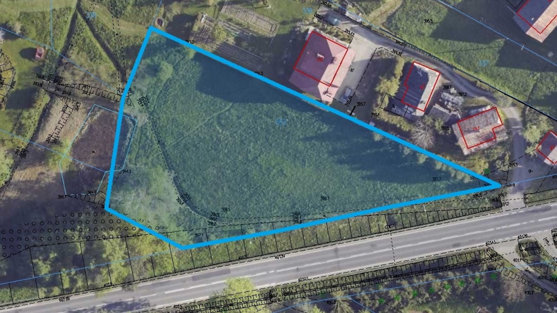 Działka budowlana przy drodze krajowej Lesko