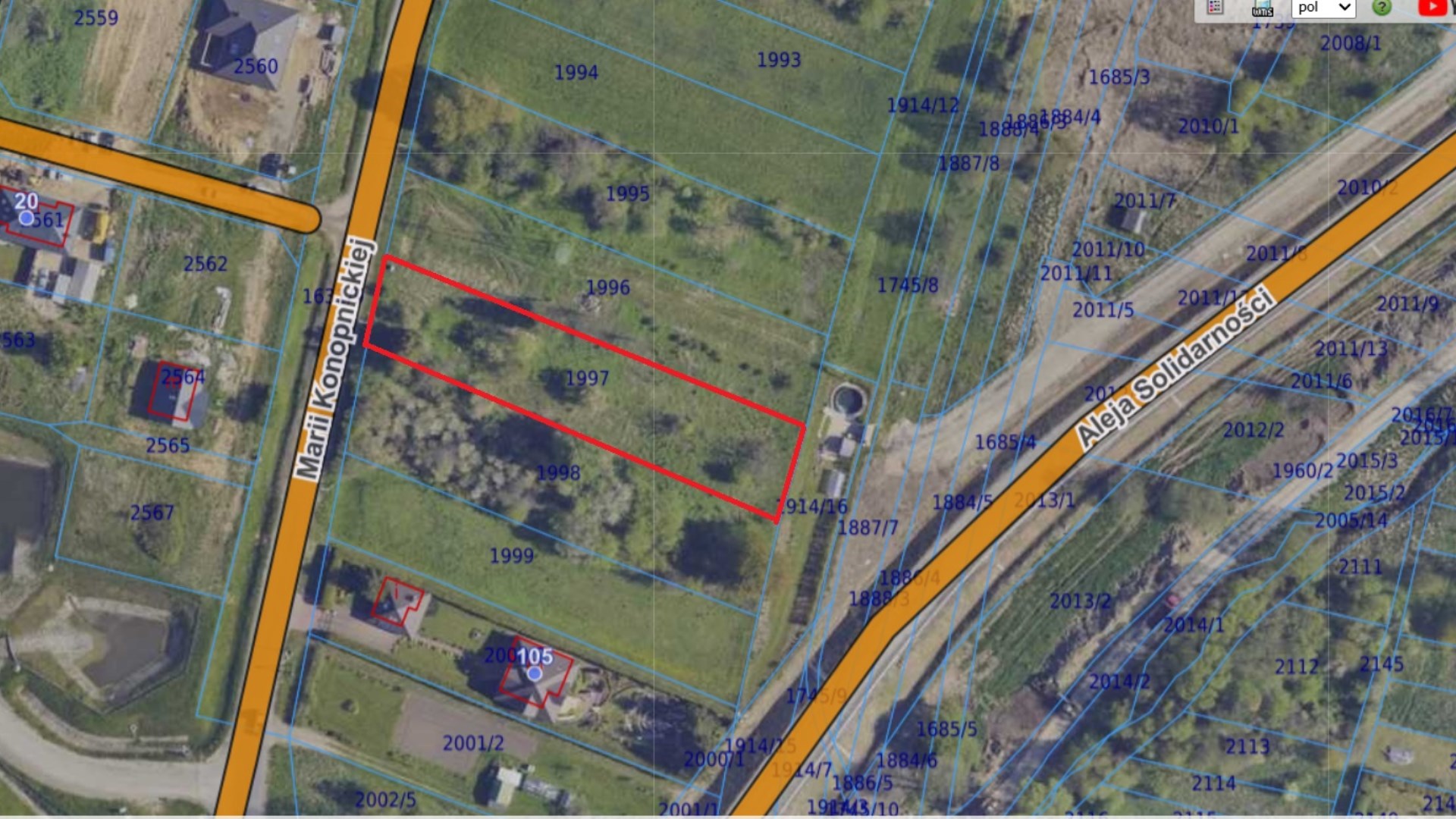 Atrakcyjna działka ul. Konopnickiej