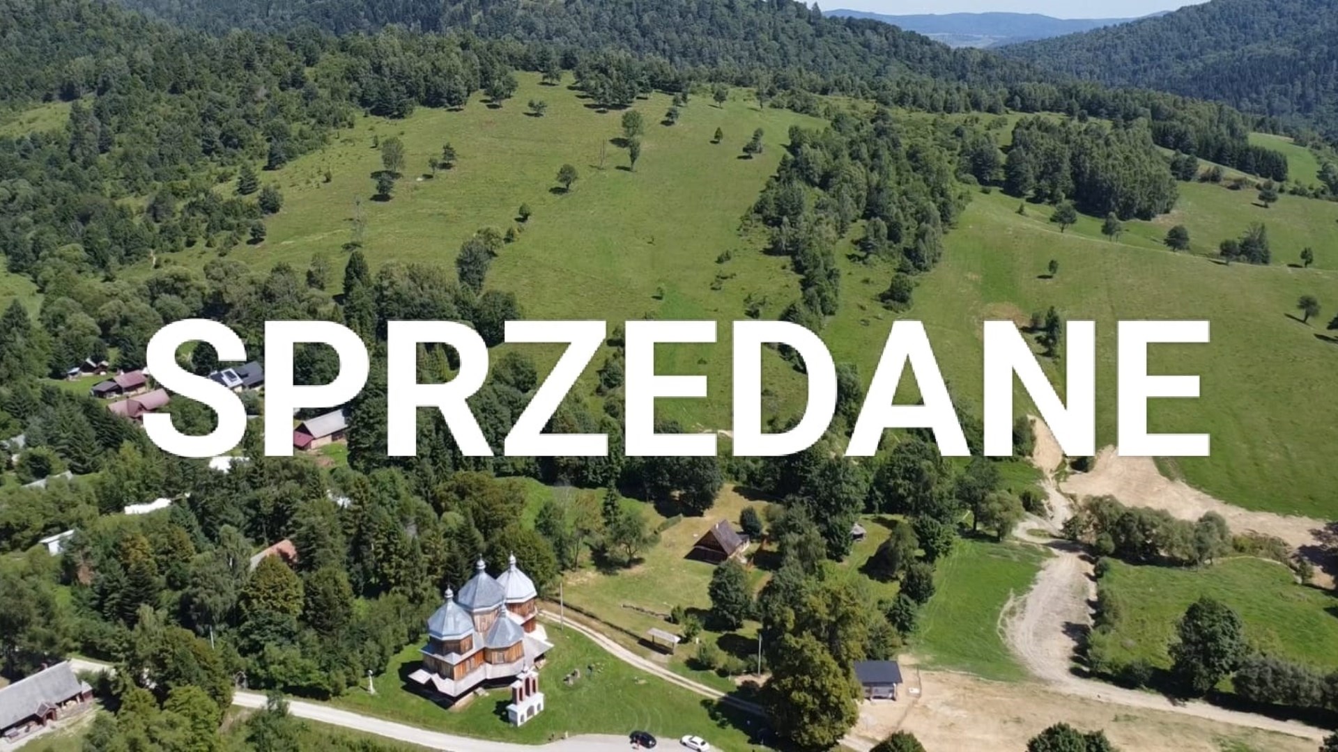Bystre - Bieszczady widokowe działki 2,65ha