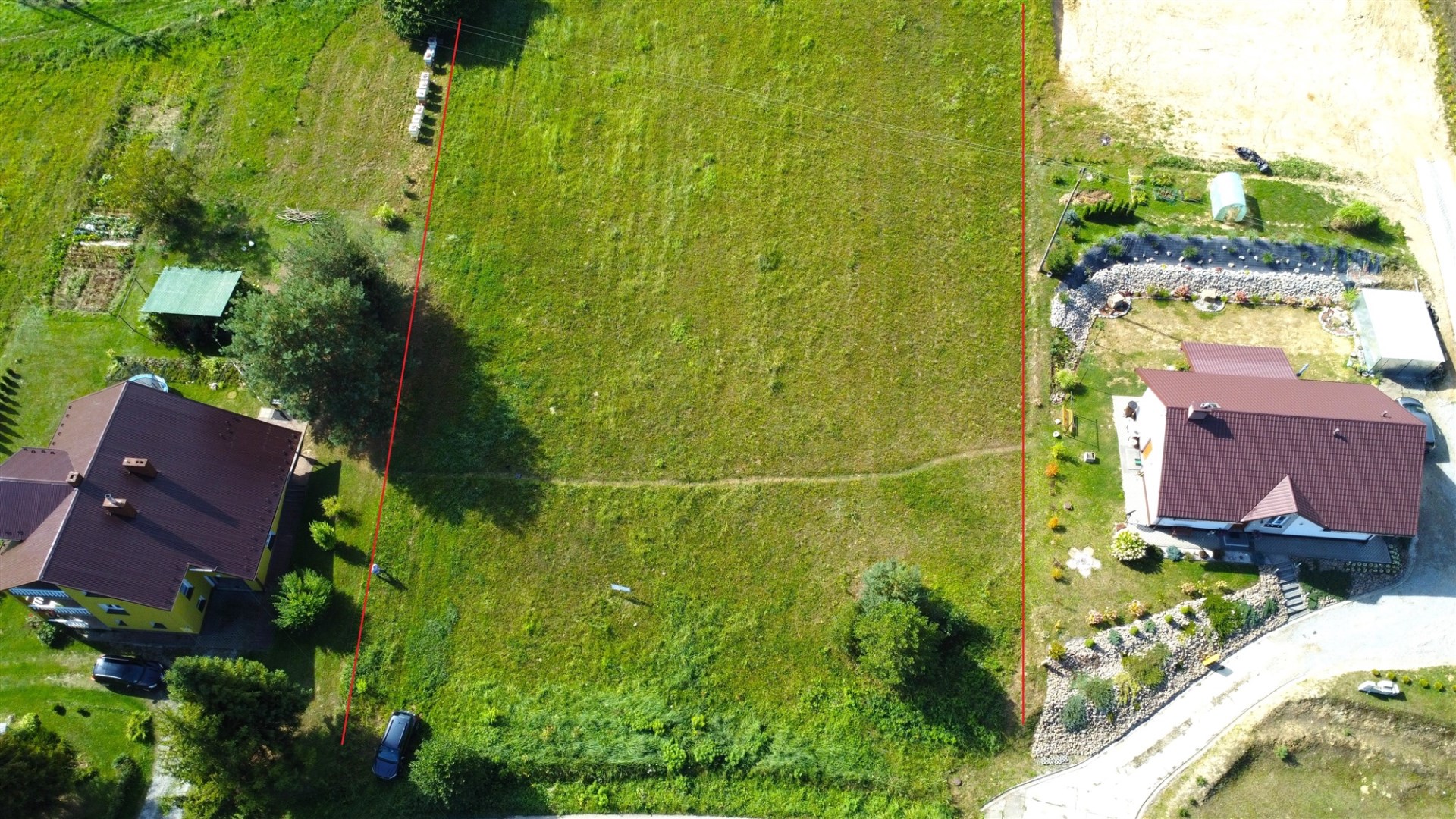 Piekna działka z wz w malowniczej okolicy