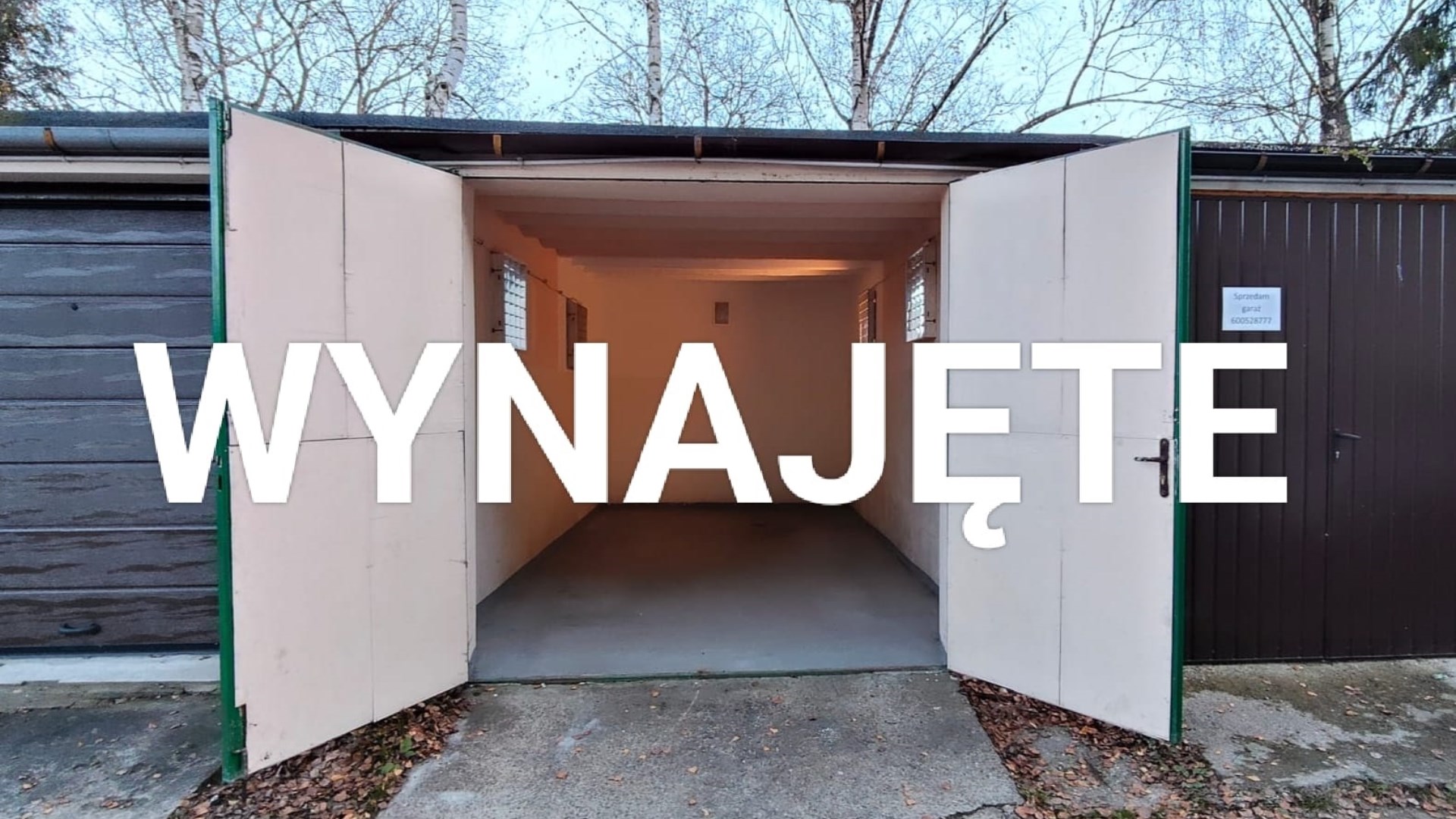 Garaż murowany w Sanoku do wynajęcia