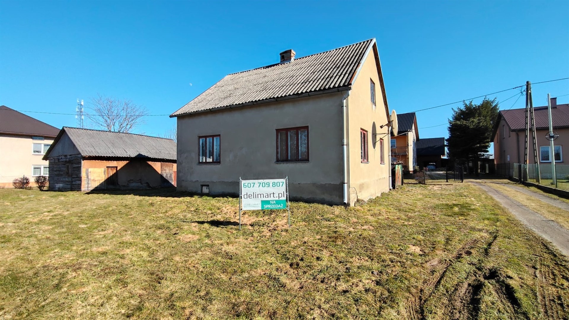 Dom do remotnu i 3ha gruntu - Łodzina 